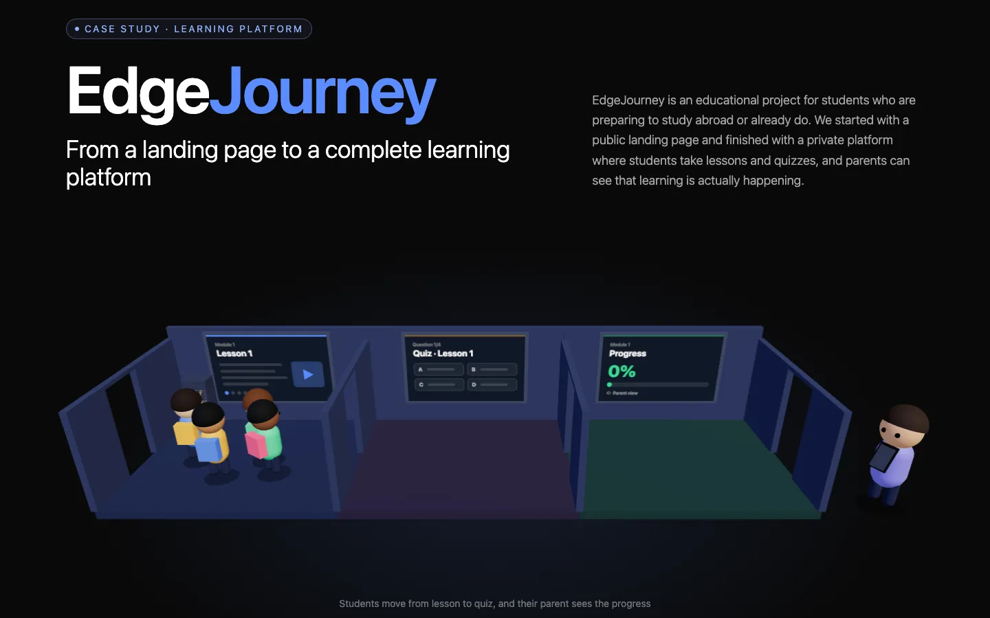 Screenshot of EdgeJourney